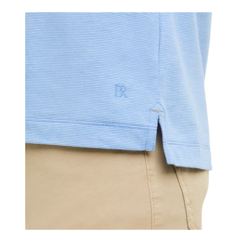 Banana Republic Men's Luxe Polo Shirt, Short Sleeve, Cotton, Blue, Size XL - Picture 4 of 9